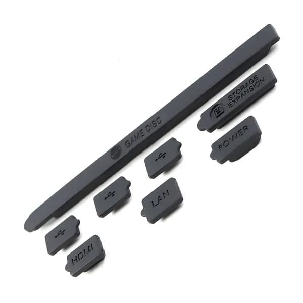 8pcs Game Console Silicone Dust Plugs, установленные для серии Host Anti Dust Cover