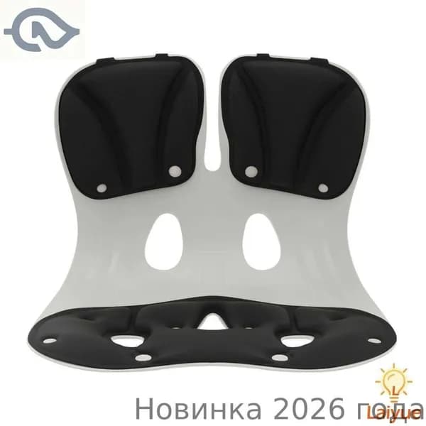 Ортопедический стул, Ткань, Черный