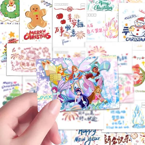Клуб Винкс Winx Club Наклейка для банковской карты