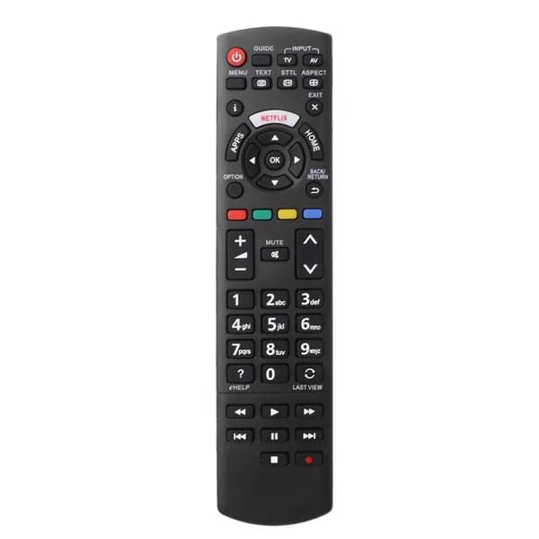 Универсальный пульт для Panasonic TV с Netflix, Черный