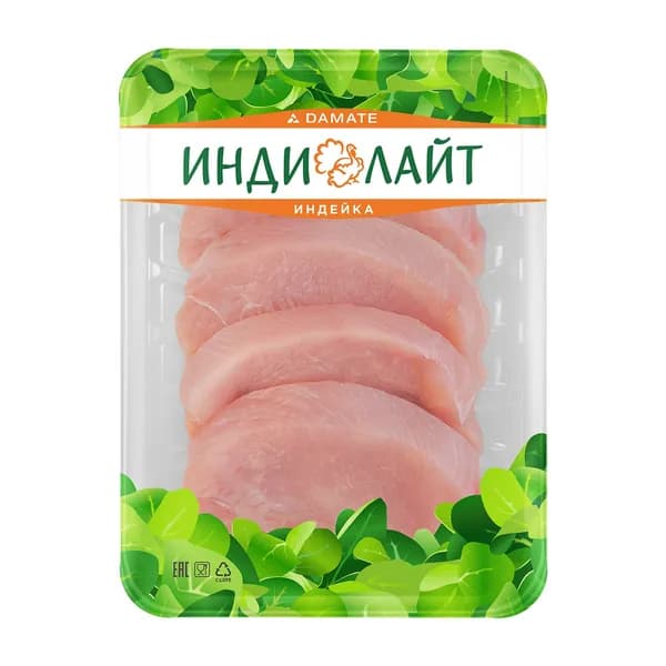 Котлета натуральная из индейки 400 г, Индилайт, охлажденная