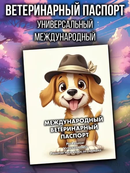 Ветеринарный паспорт для кошек и собак международный