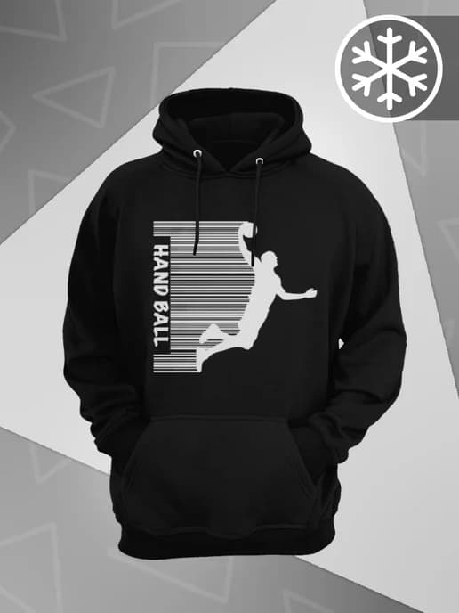 Худи qr code штрихкод спорт handball гандбол