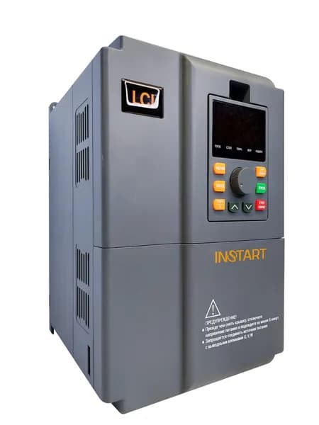 Преобразователь частоты INSTART LCI-G22/P30-4B 22кВт/30кВт, 46А/58А, 3Ф, 400В 15%, 50/60Гц, IP20, со сьемной панелью управления