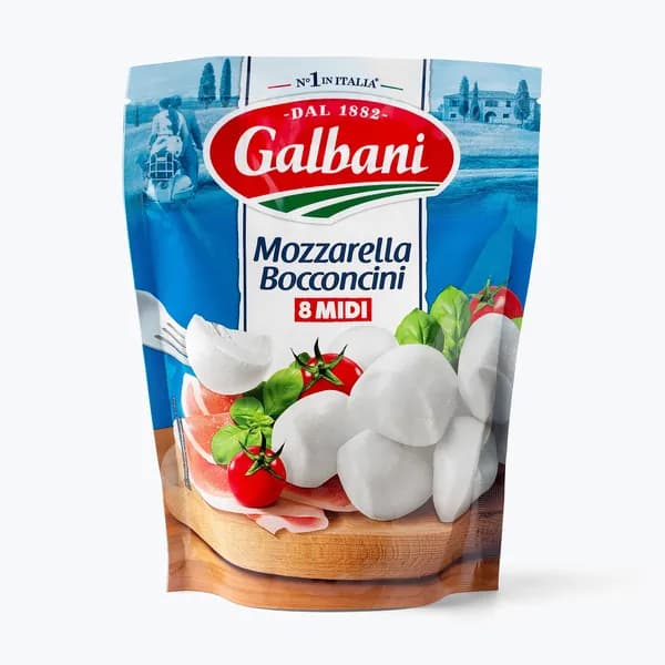 Сыр Моцарелла Боккончини 45% 200 г, Galbani