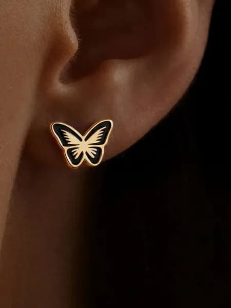 Серьги женские серебро 925 гвоздики ювелирные