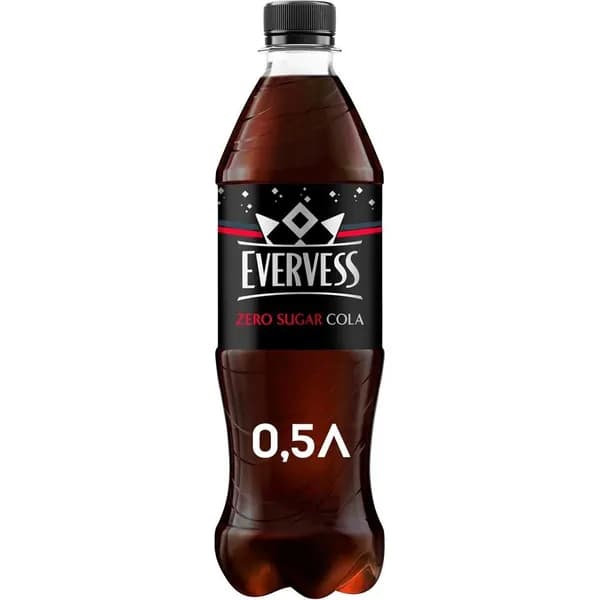 Газированный напиток Evervess Кола без сахара 500 мл