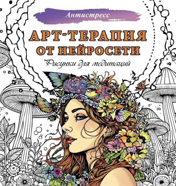 Арт-терапия от нейросети. Рисунки для медитаций | Электронная книга