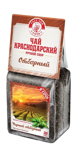 Краснодарский чай Ручной сбор 70г черный отборный
