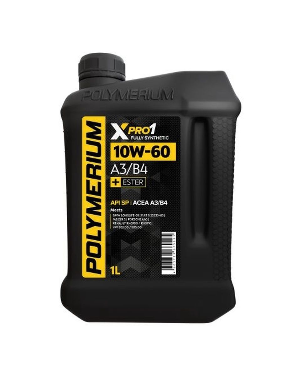 POLYMERIUM 10W-60 Масло моторное, Синтетическое, 1 л