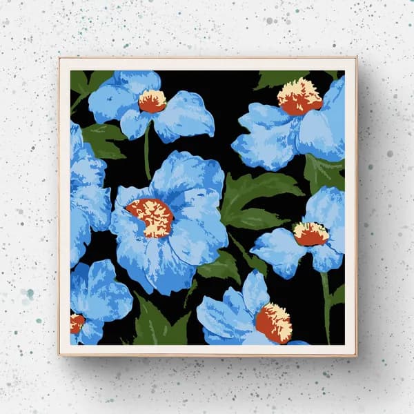 Картина по номерам, 20x20 CM, животные, пейзаж, подарок