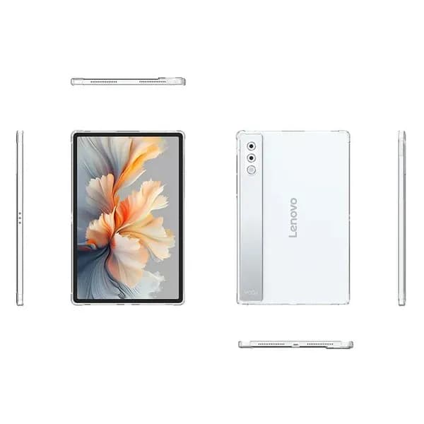 Прозрачный чехол для Lenovo YOGA Pad Pro 12.7 дюйма, Совместимость Lenovo Yoga Tab Plus (TB-520FU) 12,7 дюйма с антиударным аэроамбушюром, силиконовая мягкая TPU-оболочка для планшетов