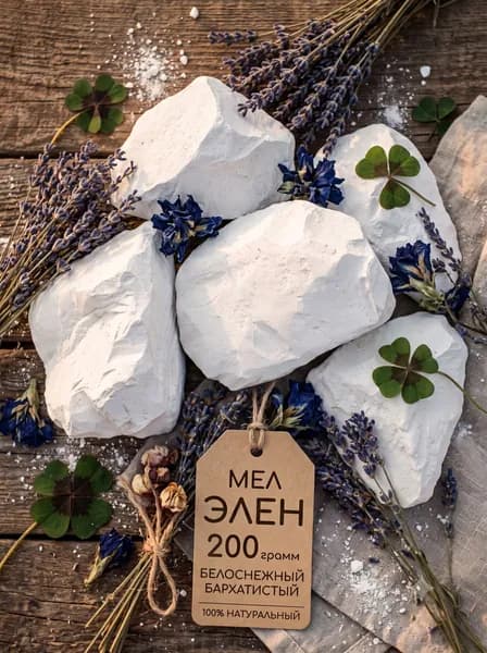 Мел пищевой Элен природный 200 грамм