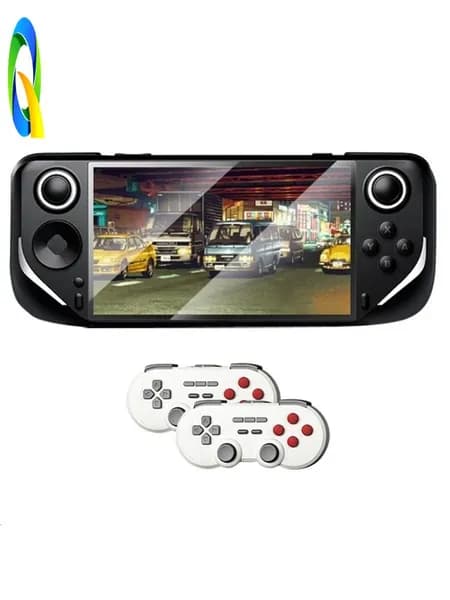 (P N S G) Портативная Игровая Консоль E6, 32 ГБ, 6000+ Игр Для PS1 N64 A