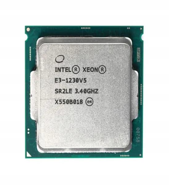 Intel Процессор E3-1230V5 для сервера - LGA1151, 4 ядра, 8 потоков, Базовая частота 3.4ГГц, 8МБ кэша, 80W OEM (без кулера)