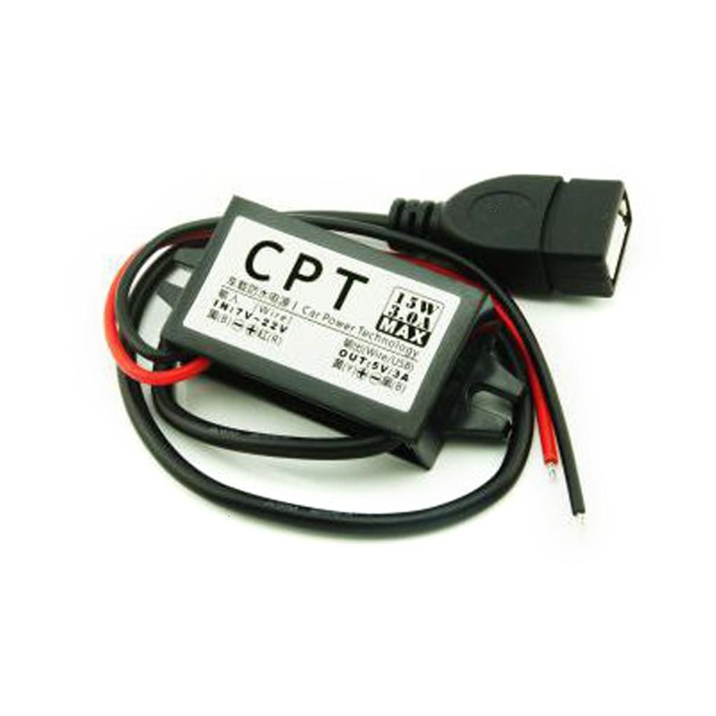 Преобразователь 12В в 5В USB, - Одиночный USB