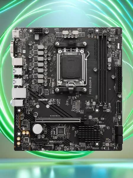 Материнская плата MSI PRO B650M-B, сокет AM5, DDR5, чипсет AMD B650, Realtek ALC897