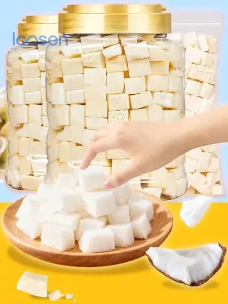 Кокосовая хрустящая,Без сахара,сублимированные ягоды и фрукты,сушеные фрукты для чая