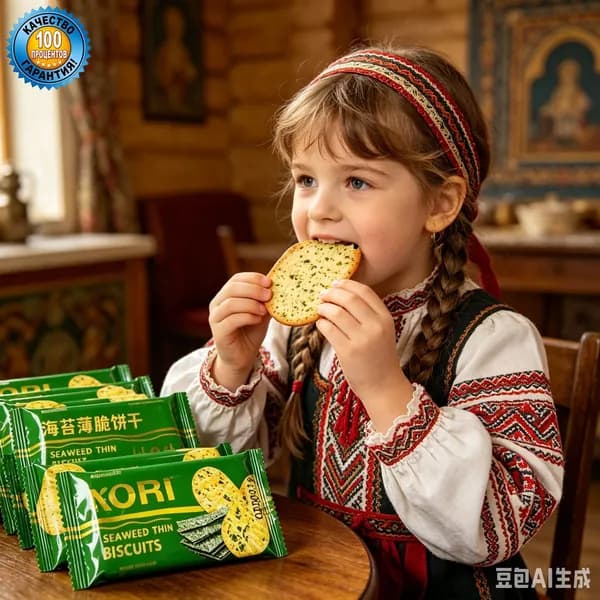 Эксклюзивный набор из 12 пачек печенья с водорослями, артикул 2026105