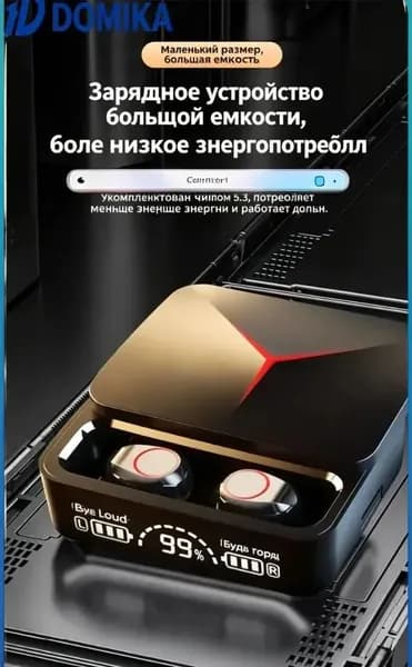 Lenovo Наушники беспроводные с микрофоном, Bluetooth, USB Type-C, черно-серый
