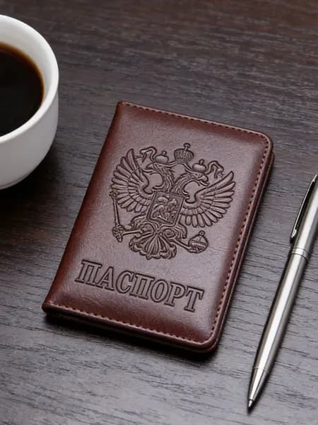 Обложка на паспорт из натуральной кожи