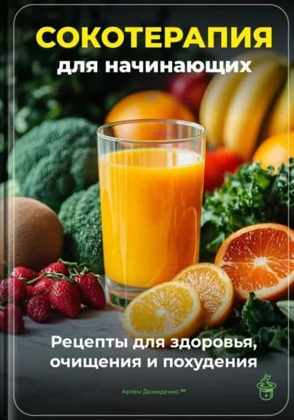 Сокотерапия для начинающих: Рецепты для здоровья, очищения и похудения | Демиденко Артем | Электронная книга