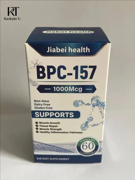 Пептид для заживления ран,желудка,суставов и связок BPC-157 Jiabei health 60 caps/ БПС-157 Jiabei Health 60 капс