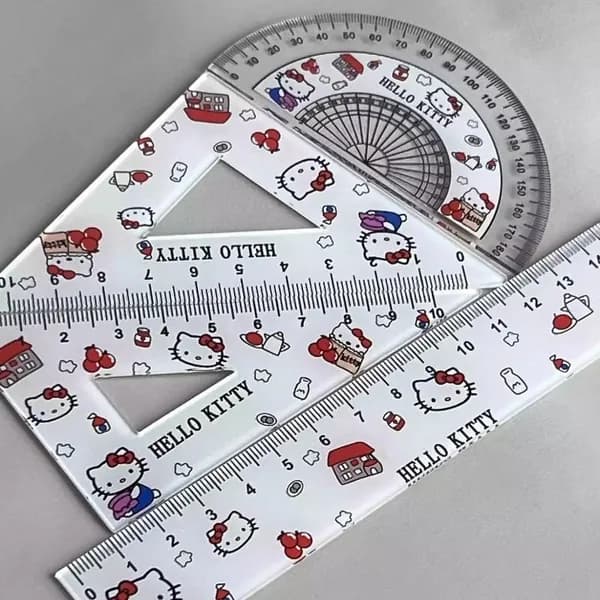 Линейка Привет, Китти / Hello Kitty, набор из 4 предметов