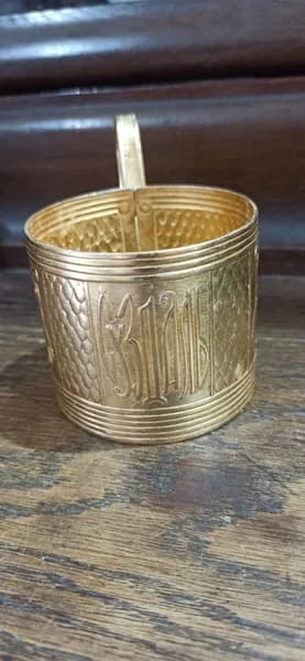 Подстаканник Суздаль винтажный советский, алюминий, СССР