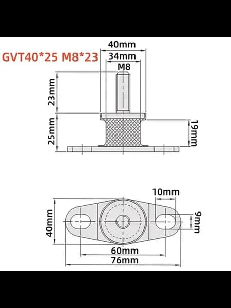 Резиновые амортизаторы GVT M6 M8 5Pcs
