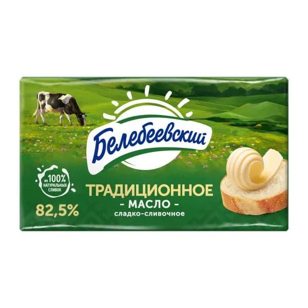 Масло сливочное Белебеевский МК Традиционное 82.5% 170г