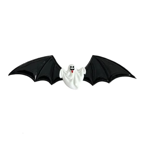 Заколка для волос с летучей мышью из серии Halloween Dark-Черный-Kid
