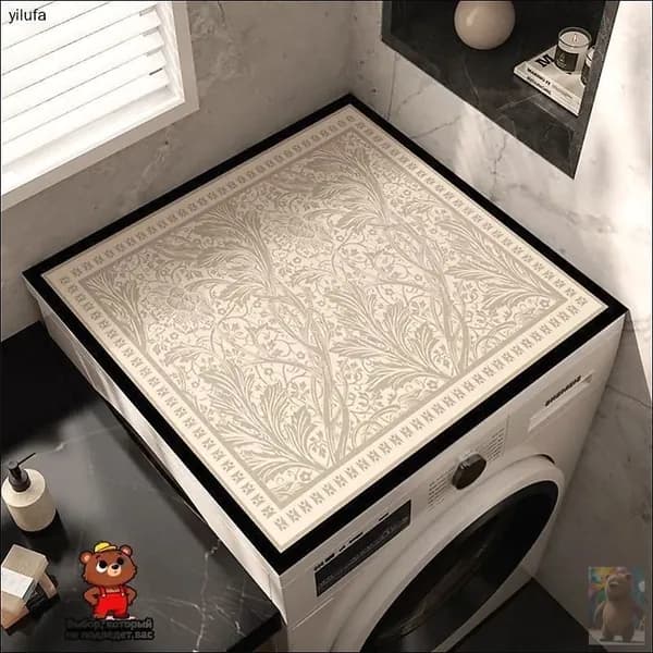 Коврик для ванной «Трикотажный узор» 60x50 см