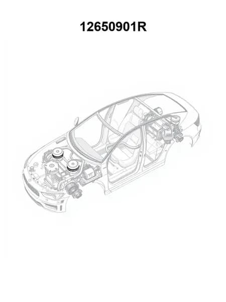 12650901R, Амортизатор FEBEST
