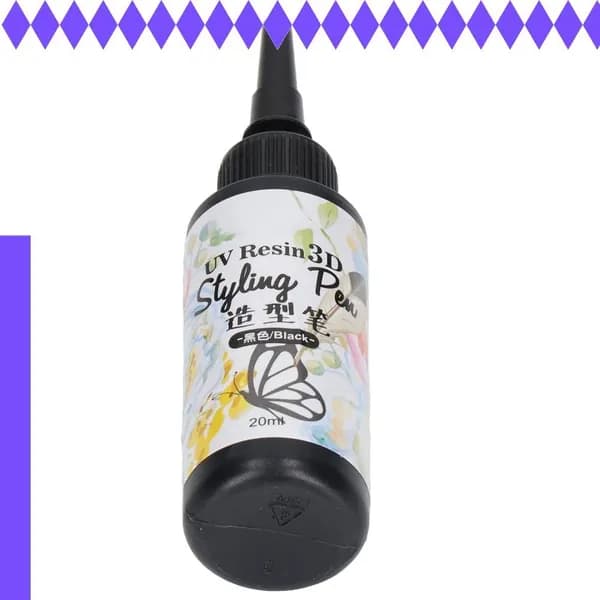 DIY Styling Pen, быстродействующий отвердитель, для творчества и самоделок черное