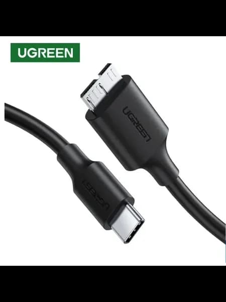 Ugreen USB-C - Micro USB кабель, 25 см