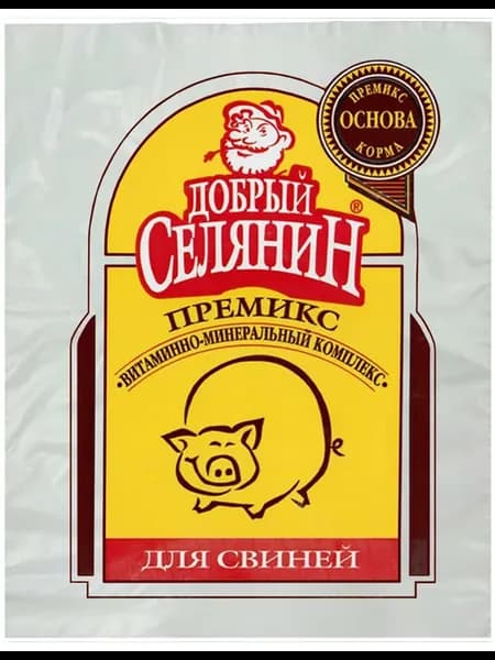 Премикс витаминный добавка для свиней на откорме 2 кг