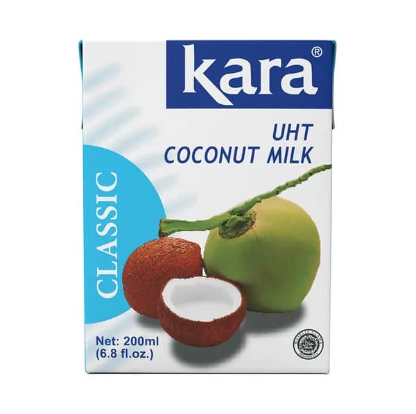 Кокосовое молоко 17%, Classic, Kara, 200 мл, Индонезия