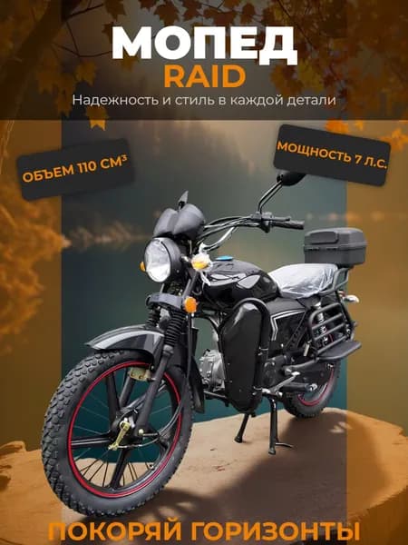 Мопед RAID (черный)