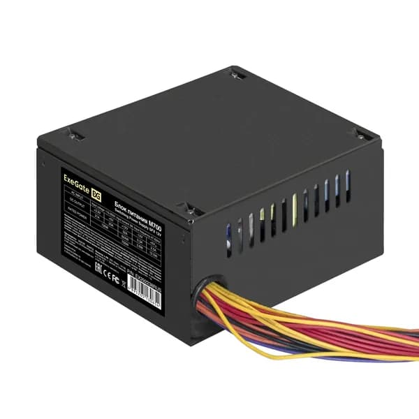 Блок питания 700W ExeGate M700 (SFX, APFC, КПД 87% (80 PLUS Silver))