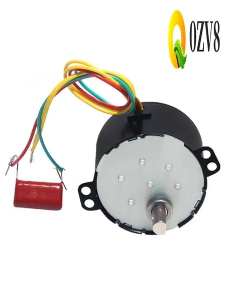 Модель 50KTYZ: постоянный синхронный мотор AC 220V, 6 10W, низкооборотный (30 RPM) / CW/CCW высокий крутящий момент , стабильная работа.