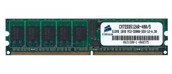 Corsair Оперативная память DDR2, 400 МГц, 1 x (CM72DD512AR-400/S)