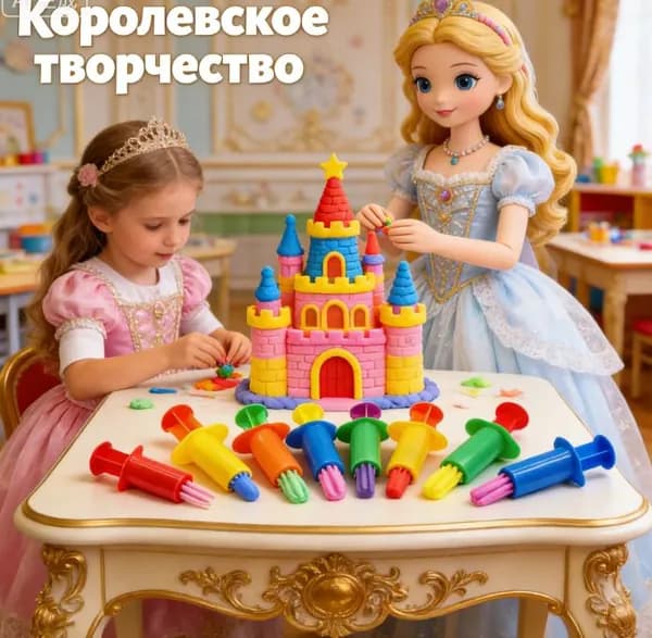 Воздушный пластилин для лепки / легкий пластилин мягкий для малышей / набор для лепки