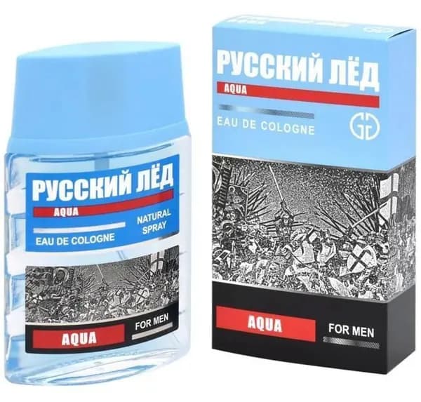 Positive Parfum Русский лёд Одеколон мужской Aqua, 60 мл