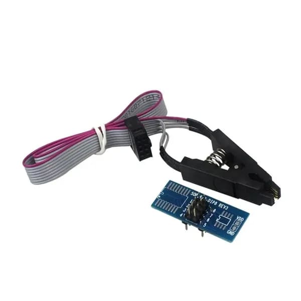 1Sets CH341A SOP8 к DIP8 тест горения зажим для SOIC8 SOP8 чип IC адаптер