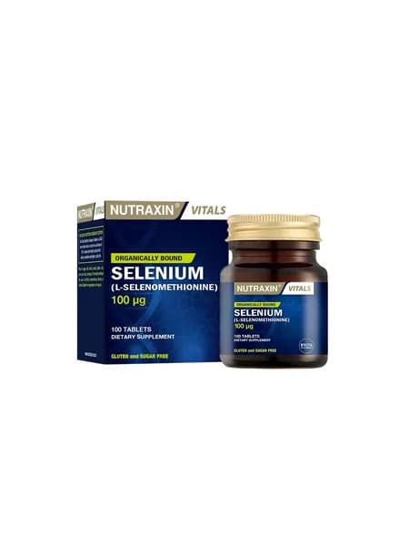 Nutraxin Selenium 100 мкг Селен L-селенометионин, 100 таблеток