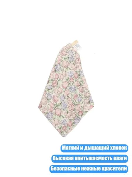 Многофункциональные детские полотенца, хлопковые салфетки с узорами для купания и кормления, цветок тюльпана