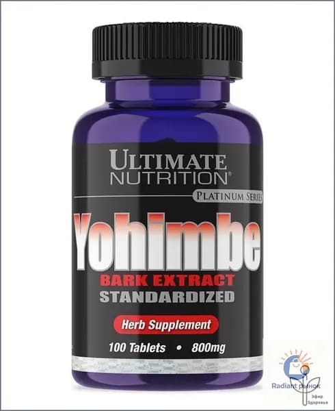 Yohimbe Bark Extract 800 мг (100 таб)