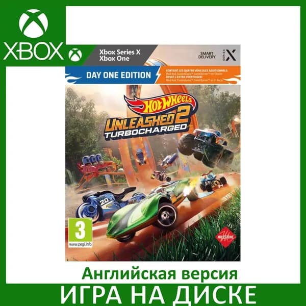 Игра Hot Wheels Unleashed 2 Turbocharged Day One Xbox One, Series X Диск на Xbox Английская версия