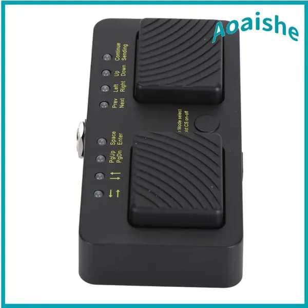 Bluetooth педаль для переворачивания страниц, универсальная, с зарядкой USB, для планшетов и ПК